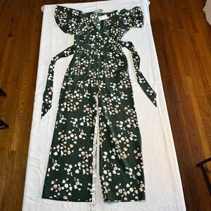 H&M Hunter Green Jumpsuit - Size 12